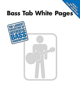  Notenblätter Bass Tab white Pages