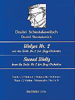 Couverture cartonnée Schostakowitsch: Walzer Nr. 2/Second Waltz: Aus Der Suite Nr. 2 Fur Jazz-Orchester Fur 2-5 Instrumente/Second Waltz from the Suite No. 2 for Jazz Orch de Dmitri (COP) Shostakovich