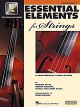 Couverture cartonnée Essential Elements for Strings - Violin Book 1 with Eei Book/Online Media de Robert Gillespie, Pamela Tellejohn Hayes, Michael Allen