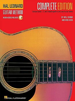 Will Schmid Notenblätter Hal Leonard Guitar Method complete edition (+ Audio Access Code)