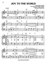  Notenblätter Joy to the World for big note piano