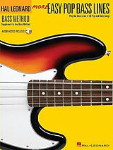 Couverture cartonnée More Easy Pop Bass Lines: Play the Bass Lines of 20 Pop and Rock Songs [With CD (Audio)] de Hal Leonard Publishing Corporation (COR)