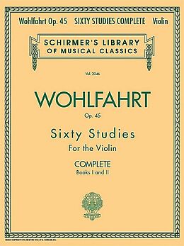 Franz Wohlfahrt  60 studies op.45 for violin