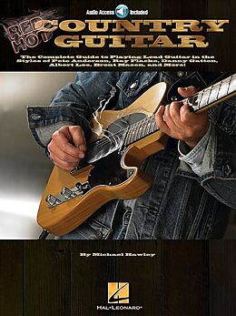 Kartonierter Einband Red Hot Country Guitar von Michael Hawley