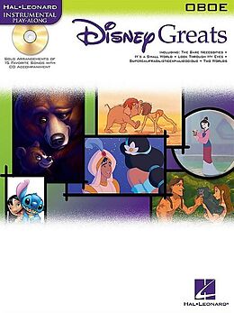 Kartonierter Einband Disney Greats: Instrumental Play-Along - Oboe (Book/Online Audio) von 