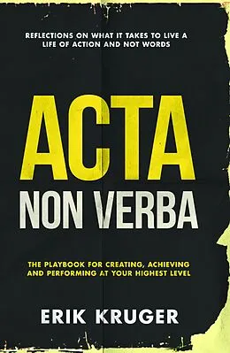 E-Book (epub) Acta Non Verba von Erik Kruger