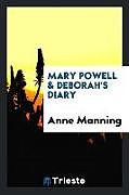 Couverture cartonnée Mary Powell & Deborah's diary de Anne Manning