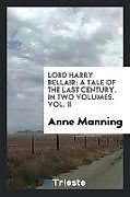 Couverture cartonnée Lord Harry Bellair de Anne Manning