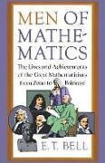 Couverture cartonnée Men of Mathematics de E T Bell