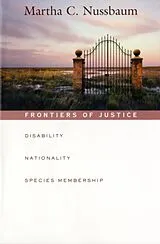 Kartonierter Einband Frontiers of Justice von Martha C. Nussbaum