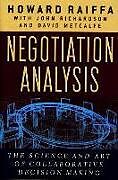 Kartonierter Einband Negotiation Analysis von Howard Raiffa