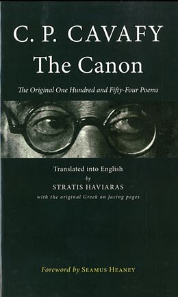 Kartonierter Einband The Canon von C. P. Cavafy