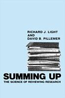 eBook (pdf) Summing Up de Richard J. LIGHT, David B. Pillemer