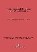 Fester Einband Transnational Relations and World Politics von