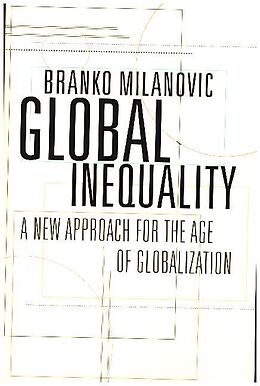 Couverture cartonnée Global Inequality de Branko Milanovic