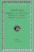 Fester Einband Athenian Constitution. Eudemian Ethics. Virtues and Vices von Aristotle