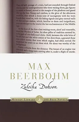 E-Book (epub) Zuleika Dobson von Max Beerbohm