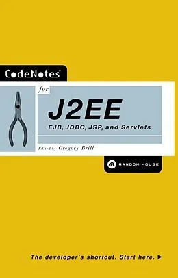 E-Book (epub) CodeNotes for J2EE von Gregory Brill