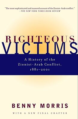 Couverture cartonnée Righteous Victims de Benny Morris