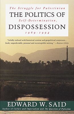 Broché The Politics of Dispossession de Edward W. Said