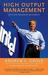 Kartonierter Einband High Output Management von Andrew S. Grove