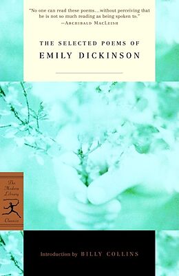 Poche format B Selected Poems of Emily Dickinson von Emily Dickinson
