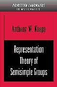 Couverture cartonnée Representation Theory of Semisimple Groups de Anthony W. Knapp