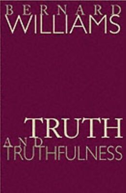 Couverture cartonnée Truth and Truthfulness de Williams Bernard