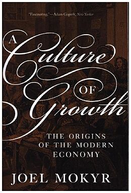 Couverture cartonnée Culture of Growth de Joel Mokyr