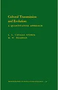PDF Cultural Transmission and Evolution von L L Cavalli-Sforza, Marcus Feldman