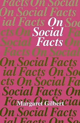 E-Book (epub) On Social Facts von Margaret Gilbert