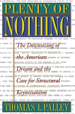 E-Book (epub) Plenty of Nothing von Thomas I. Palley