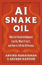 Kartonierter Einband AI Snake Oil von Arvind Narayanan, Sayash Kapoor