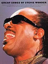 Stevie Wonder Notenblätter The great Songs of Stevie Wonder