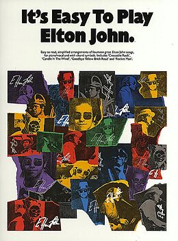 Elton John Notenblätter Its easy to play Elton John