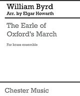 William Byrd Notenblätter Earle of Oxfords March for