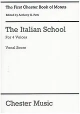  Notenblätter The Italian School for 4 voices