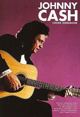 Johnny Cash Notenblätter Johnny CashChord Songbook
