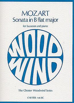 Wolfgang Amadeus Mozart Notenblätter Sonata b flat major KV292 for bassoon
