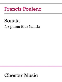 Francis Poulenc Notenblätter Sonata