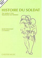 Igor Strawinsky Notenblätter Histoire du Soldat