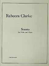 Rebecca Clarke Notenblätter Sonata for viola and piano