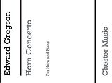 Edward Gregson Notenblätter Horn Concerto