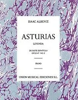 Isaac Manuel Albéniz Notenblätter Asturias op.47,5