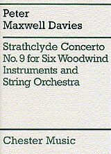 Sir Peter Maxwell Davies Notenblätter Strathclyde Concerto No. 9 for Flute piccolo