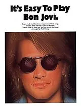  Notenblätter Its easy to play Bon Jovi