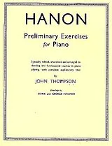 Charles Louis Hanon Notenblätter Preliminary exercises