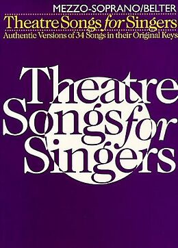  Notenblätter Theatre Songs for Singers