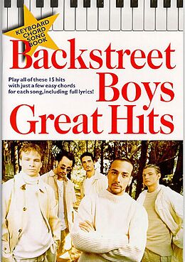  Notenblätter Backstreet Boys great Hits