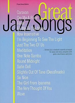  Notenblätter Great Jazz Songs